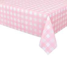 1pc Disposable Checkered Tablecloth, Thick Waterproof Oilproof Table Cover, Suitable For Birthday Party, Picnic, Family Gathering, Daily Party Use - Multicolor - View 4