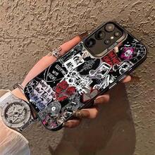 Punk Style Collage Wall Art Suitable S25ULTRA,S24PLUS,S23FE,S21PRO,S22,S20+,A03S,A05S,A14,A31,A53,A34,A10,A04E,M04,A33,A35,A55,A72,A71,A70,A22,A16,A06,A20S,A54 Special Mobile Phone, Anti-Fouling, Fashionable, Y, Colorful Silvery Imdchristmas Phone Cases Phone 17 Gifts Stuff Decoration - 混合顏色 - 查看 4