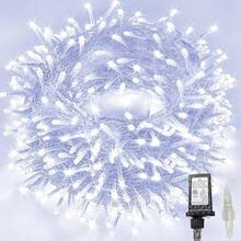 240LED 88Ft Connectable String Lights Indoor Outdoor Wire Warm White Lights Twinkle Fairy In With Timer Bedroom Classroom Wedding Tree Patio Decor - Cold White + 240LED - View 1