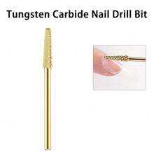 1 Pc Tungsten Steel Nail Drill Bits, Suitable For Removing Cuticles, Polishing Nail Gel, And As A Nail Tool.