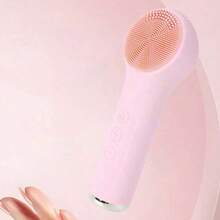 USB-C充电式电动硅胶洁面刷，便携式，带加热和振动功能，多模式可调，深层清洁、去角质和按摩 - 彩色 - 查看 12