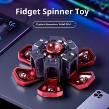 Đồ chơi xoay ngón tay biến hình 3 trong 1, con quay cơ khí, đồ chơi giảm căng thẳng công nghệ hiện đại, máy phóng xoay, quà sinh nhật cho bé trai. - Nhiều màu - Xem 7