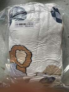 1pc Heart-shaped Bear Milk Velvet Double-sided Plush Blanket - Multicolor - View 10