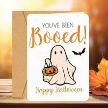 ¡Shhh! Tarjeta de felicitación de Halloween aterradora - Regalo perfecto para trucos o dulces, adecuado para hombres, mujeres, parejas y amigos - Unitalla - Ver 2