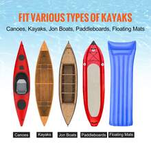 Heavy Duty Kayak Cart, 450lbs Load Capacity, Detachable Canoe Trolley Cart With 12'' Solid Tires, Adjustable Width & Nonslip Support Foot, For Kayaks Canoes Paddleboards Float Mats Jon Boats - 450lbs 12'' Solid Tires - View 6
