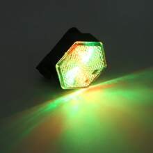 Luz Trasera de Bicicleta, Luces Traseras Led para Ciclismo Carretera Montaña, Luz trasera de bicicleta de advertencia - Negro - Ver 5