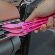 Multi-Functional Car Cleaning Brush Set: Includes Blind Vent Cleaner Brush, Car Air Vent Brush, Detachable & Washable Car Air Conditioner Vent Cleaner Clip, Fan Slot Duster, Dust Brush, And Triple-Tooth Blind Cleaner Brush