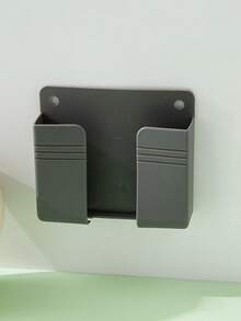 Soporte de pared para caja de carga de teléfono sin taladro, soporte para control remoto, estante de almacenamiento adhesivo de pared - Multicolor - Ver 19