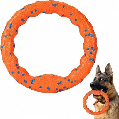 Hundespielzeug-Ring, Robustes Hundespielzeug, Kauring für Hunde, Hundescheiben  Werfen und Fangen, schwimmender Trainingsring für Hunde
