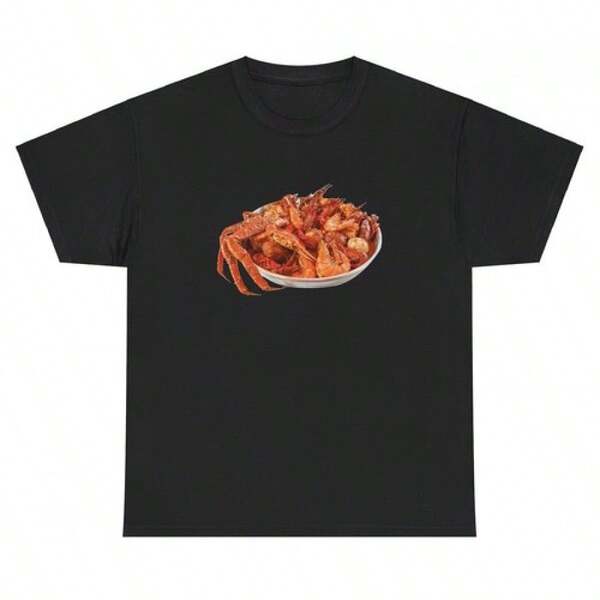 Seafood Boil T Shirt Funny Food Lover Foodie Gift Meme Oddly Specific Silly Tee