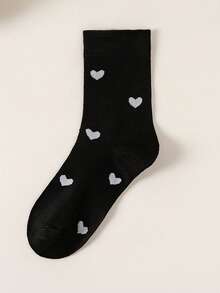 5 pares de calcetines de media caña de unicolor, de moda, versátiles, lindos, transpirables, que absorben la humedad, antideslizantes y adecuados para el uso diario casual para mujeres - Multicolor - Ver 8