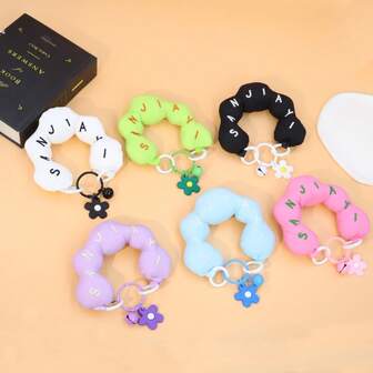 布艺手机挂绳，多巴胺云朵造型手机挂饰，包带，钥匙扣，水瓶、相机等家居日常装饰挂件