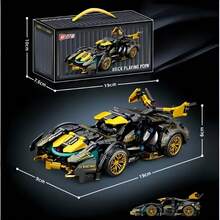 2025 New - Mechanical Assembly Building Blocks, Pink Boxy Off-Road SUV + Streamlined Supercar Design, Mechanical Building Block Car Models, Precise Gear Structure + Hands-On Assembly, Collection And Display, Perfect For Building Enthusiasts, Birthday/Holiday/Gift - Gift - Multicolor - View 13