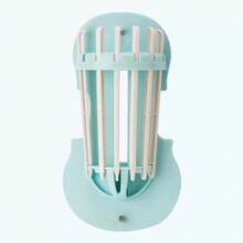 Gancho para Cocina y Baños, 7 ganchos en uno, Multifuncional para tus Hogares, Fácil de Usar - Azul - Ver 3