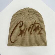 1pc Autumn/Winter American Hip Hop Graffiti Cruise Five-Pointed Star Letter Knit Beanie Hat, Warm Street Style Casual Ski Cap Men Winter Head - Multicolor - View 10