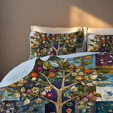 3 Pieces Full/Queen/King Size Quilt Set, Machine Washable, Lightweight Bedding Coverlet, Brushed Microfiber Quilt Cover, Warm Quilted Blanket Bedding Sets With Pillow Shams, Modern Style Thin Comforter, 2 Pieces Twin Quilt Set - 軍綠色 - 查看 4