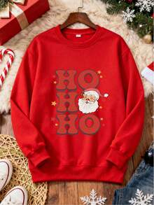Blusa de sudor para mujer con estampado de galletas rosadas "Tis The Season", ideal para fiestas de Navidad y regalo para ella, estilo festivo y cómodo, perfecta para ocasiones navideñas y uso diario. - Rojo - Ver 3