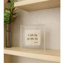 Acrylic Tabletop Frame (Transparent) - White - View 12
