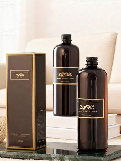 1 pieza Difusor de aroma para el hogar de 500ML, ambientador, adecuado para desodorizar el baño, fragancia para el dormitorio, decoración del hogar, fragancia de aceite esencial de larga duración. Ideal para la fragancia de flores secas sin llama, ambientación del hogar, aroma duradero para el dormitorio, la sala de estar, el estudio, el hotel, el automóvil, los festivales, la aromaterapia, el difusor, la fragancia del hogar, el ambientador de la casa.