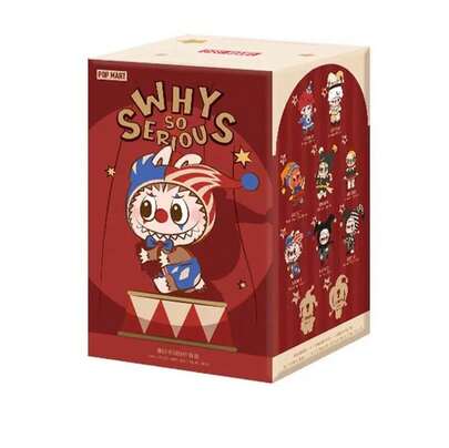  Pop Mart WHY SO SERIOUS Series เรซิ่น ฮาโลวีน ขนแกะ แขวน กล่องสุ่ม ของขวัญ