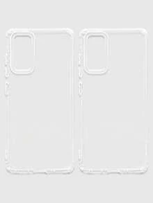 2pcs Clear Phone Case Compatible With Iphone&Galaxy - Clear - View 55