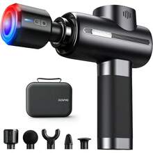 Thermacool Massage Gun Deep Tissue: Electric Muscle Massager With Heat And Cold Massage Gun Gifts For Men Dad Handheld Deep Tissue Gun With Carry Case Body Masajeador Active Heat - ActiveThermacool - View 1