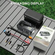 SPZTJK Jump Starter With Air Compressor, 5 In1 Function Jump Box 150PSl JumpStarter Battery Pack With Digital Tire Inflator, Car Battery Charger Portable For 2.64gal GasOr 2.11gal Battery Charger, Car Jumper Starter Portable, Tire Compressor - Đỏ - Xem 3