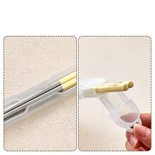 1/5双装 24厘米可爱卡通图案陶瓷筷子，耐高温可重复使用，适用于寿司等食物，防滑耐用，可用洗碗机清洗，适合学生和成人居家、学校、办公室、户外露营、野餐、旅行等场合使用。 - 彩色 - 查看 9