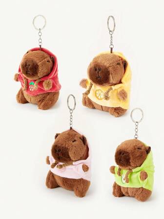 1PC Capybara Keychain,Capybara Plush Bag Charms,Plush Animal Keychain,Plush Animal Keychain,Cute Plush Cartoon Bag Charms,Trinkets,Car Keychain,Key Lanyard,Key Holder,Keychain Accessories,Keyring,Gifts For Women,Boyfriend Gift,Christmas Gifts,Stocking Stuffers,Birthday Gift,Friend Gift,Holiday Gifts,Event Souvenirs,Party Gifts.
