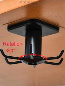 Ganchos de cocina con rotación de 360°para utensilios, estante de almacenamiento imprescindible para autocaravana, ganchos adhesivos sin clavos para colgar utensilios de cocina/herramientas/toallas/cuchillos - Multicolor - Ver 2