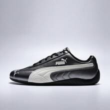 Puma Unisex SPEEDCAT Casual Low-Top Sneakers 40368902 - Black and White - View 1
