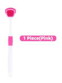4/1pc Tongue Scraper Oral Hygiene Tool Instant Fresh Breath Deep Tongue Cleaning Reusable Oral Cleaning Brush Solve The Problem Of White Tongue Travel Tongue Scraper Daily Oral Care Kit - Multicolor - View 9