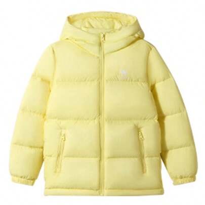 CAMEL CROWN Outdoor Children's Down Jacket, New Winter Warm Hooded Down Jacket For Girls, Puffy Down Coat.