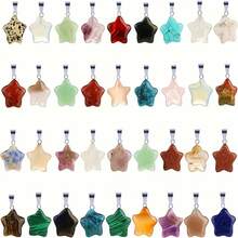 20个随机颜色混搭的月亮、心形、水滴、石头形状吊坠，适合DIY时尚项链饰品制作工艺品，也是一份特别的礼物。 - 彩色 - 查看 2