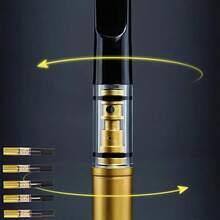 10-Piece Cigarette Holder Set - Suitable For Coarse, Medium And Fine Cigarettes, With Triple Filter System, Removable And Washable, With Sealing Ring, Durable Plastic Design - Unisex Reusable Smoking Accessories With Smooth Surface