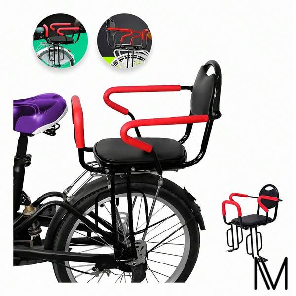 Silla asiento trasero ajustable porta niños para bicicleta asiento infantil bicicleta soporte trasero adaptador para niños ciclismo viaje bici asiento ajustable