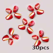 6mm/30pcs Asymmetrical Glass Beads, DIY Jewelry Making Materials, Handmade Necklace, Bracelet, Earrings, Diverse Styles, Niche Design And Luxurious Quality, Inspiration Treasure For Handicraft Lovers, Create Your Unique Fashion Statement - 6mm Glass Irregular-shaped Loose Beads - View 13