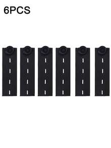 6pcs Adjustable Waistband Extender Buckle, Elastic Button Extenders,Premium Button Extender,Maternity And Overweight Men's Pants Extender,For Loose Pants,Jeans, Trousers, Skirt,Dress,Practical Sewing Tool(Black,White,Blue,Dark Blue,Light Blue) - Multicolor - View 16