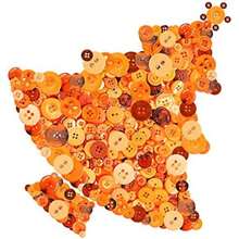 Swpeet 1000 botones de costura para manualidades navideñas, 2 y 4 agujeros, color rojo, redondos, de resina, adecuados para decoraciones de costura, proyectos de arte y manualidades, decoración de bricolaje, color rojo(Naranja) - Multicolor - Ver 2