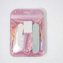 1/5/10/20pcs Manicure And Pedicure Set, Mini Nail File And Orange Nail Stick Set, Double-Sided Nail File, Wooden Cuticle Pusher, Nail Cleaning Tools, Nail Stick, Nail Art Brush,Nail Tech Supplies For DIY Nail Polishing Care - Pink - View 6