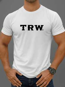 Kit 3 Camisetas Masculina 100% Algodão Estampada Básica Casual   Outono  Primavera  Verão  Inverno    Solto    Natal  Ano Novo    Camiseta Masculina - BEGE/BRANCO/PRETO - Visão 3
