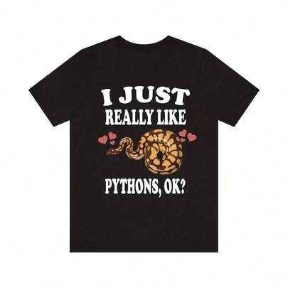 MegustamucholacamisadePythons,lacamisadePythonLover,lacamisadeserpiente,lacamisadepropietariodePython,elregalodePythonLover,lacamisetadeSnakeGirl.Camiseta de algodón para hombre deLa camiseta de 220 gramos es la base universal para hombres y mujeres, proporcionando comodidad real y excelente durabilidad. El diseño es adecuado para todo tipo de usuarios, independientemente del género o el estilo. Utiliza tejidos resistentes al desgaste y de alta calidad, adecuados para cualquier uso diario, con tacto suave y durabilidad. Excelente ventilación y comodidad exclusivas para mujeres, con combinación de otoño e invierno, pretensión de grado o ropa temática festiva. Una variedad de artículos para satisfacer las necesidades de varias ocasiones.