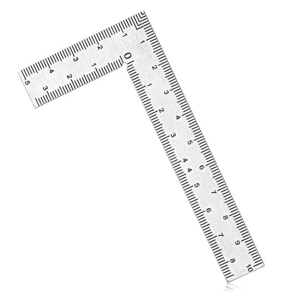 Mini Rahmenlineal L-Quadrat Edelstahl Winkellineal Präzisions-Messlineal Layout-Werkzeug für Rahmenbauten, Mini Winkellineal Layout-Werkzeug, Mini Rahmenlineal Edelstahl Quadrat Messlineal Rahmenbauwerkzeug Entwurfswerkzeug