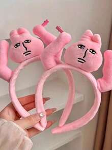 1个粉色兔耳朵发箍，趣味发饰，拍照道具，适合春夏新品，发带，发圈 - 彩色 - 查看 7