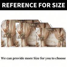 1 pièce Toile de fond plate pour photographie avec motif floral, convient pour les fêtes, mariages, anniversaires, baby showers de princesse, célébrations d'anniversaire et plus encore. Disponible en plusieurs tailles, ce décor de fête multifonctionnel convient aux hommes et aux femmes, pour la décoration intérieure et extérieure, les studios de photographie, la décoration de jardin, la décoration de fête et les cabines téléphoniques. - Multicolore - Voir 3