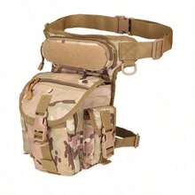Tactical Drop Leg Pouch Bag Type B Cross Over Leg Rig Outdoor Bike Cycling Hiking Thigh Bag - Multicolor - View 16