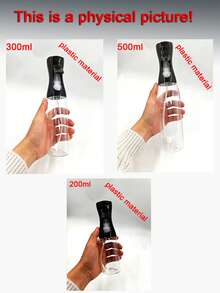 1 Bottiglia spray in plastica, design della testina a pressione nera, grande capacità di stoccaggio, nebulizzazione uniforme, adatta per friggere bistecche, controllo preciso dell'olio, molto adatta per casalinghe e appassionati di cucina, utensili da cucina, bottiglia spray, bottiglia spray per olio d'oliva, bottiglia spray, accessori da cucina, cucina, bottiglia per olio da cucina, ugello spray, bottiglia per olio, Marchio Smeag, regali di Natale, Natale, decorazione da cucina, articoli essenziali per Natale, decorazioni natalizie per la casa