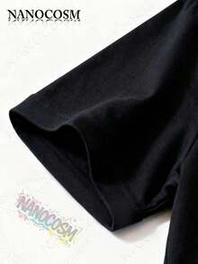 [100% Cotton] I Just Gotta Be Me National Geographic Penguin Print Shirt, Retro Streetwear Tropical, Casual Round Neck Short Sleeve Pullover Tops For Spring / Summer / Fall, Gifts Suitable For Him, Her,-Unisex Women & Men's Campus Daily Wear,Summer Outfits For Women,Vacation Outfits Women,Summer Clothes,Spring Outfits For Women,Summer Tops,Festival Outfits,Easter Outfit Women - 黑色 - 查看 5