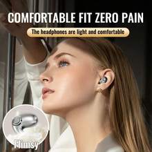 [Compact Wireless Earbuds]]Wireless Earbuds With Touch Control | Compact Mini Exquisite Design, Long Standby Time, Type-C Charging, Semi-Open-Back, USB Rechargeable, No Cable Needed - Multicolor - View 8