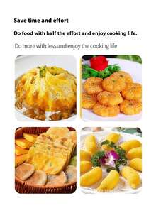 1pc Stainless Steel Potato Masher, Manual Food Masher Tool For Home Use, Sweet Potato Masher, Potato Ricer, Garlic Press, Manual Squeezer Tool, Potato Masher, Multi-Functional Kitchen Tool For Making Fine Mashed Potatoes And More - View 11